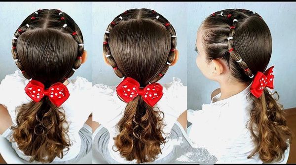 女小学生发型绑扎方法韩国（女小学生的发型）