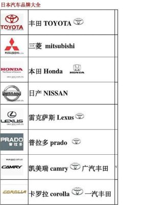 日系车品牌的高端品牌有哪些品牌有哪些（日系车高端车都有哪些品牌）